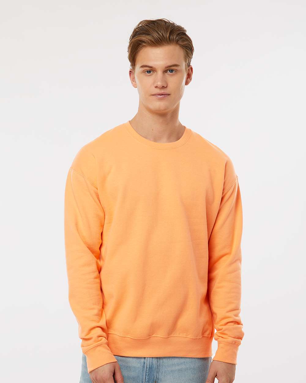 Tultex 340 Unisex Fleece Crewneck Sweatshirt - Cantaloupe