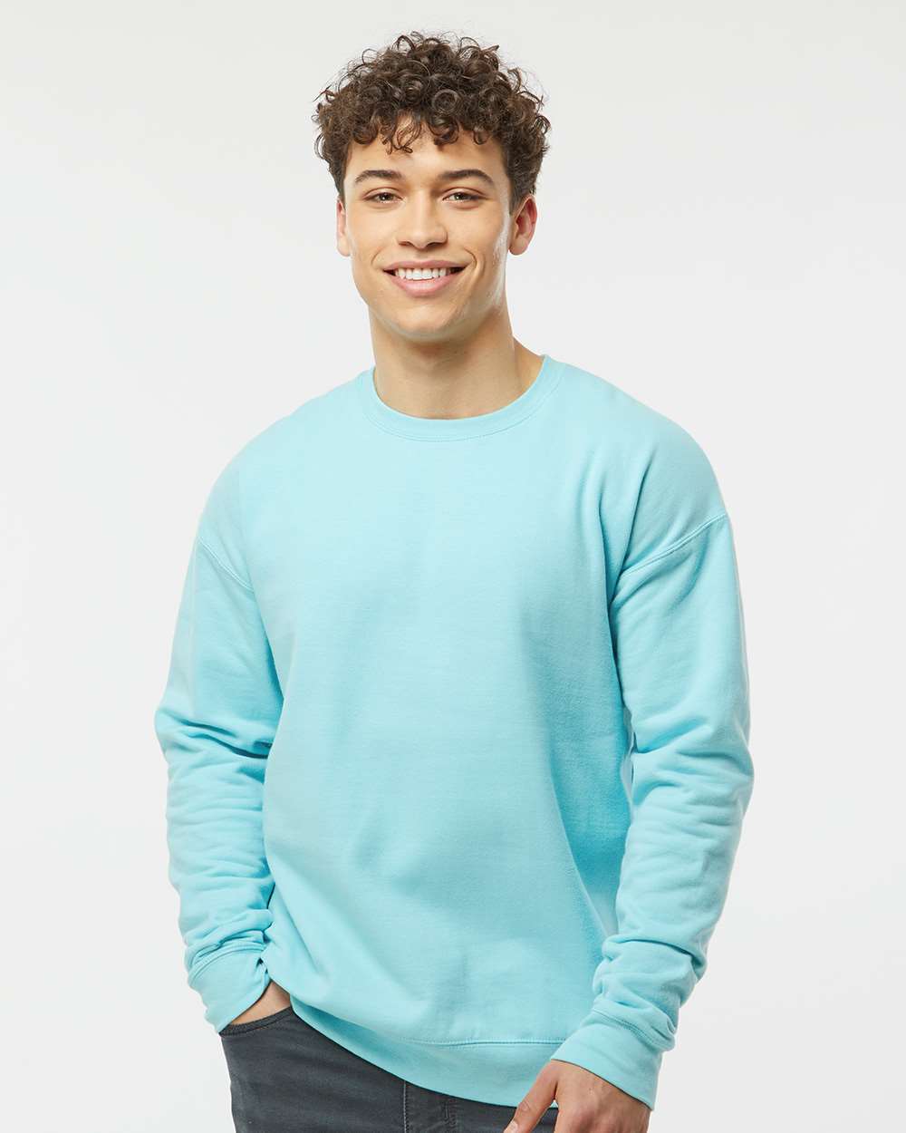 Tultex 340 Unisex Fleece Crewneck Sweatshirt - Purist Blue