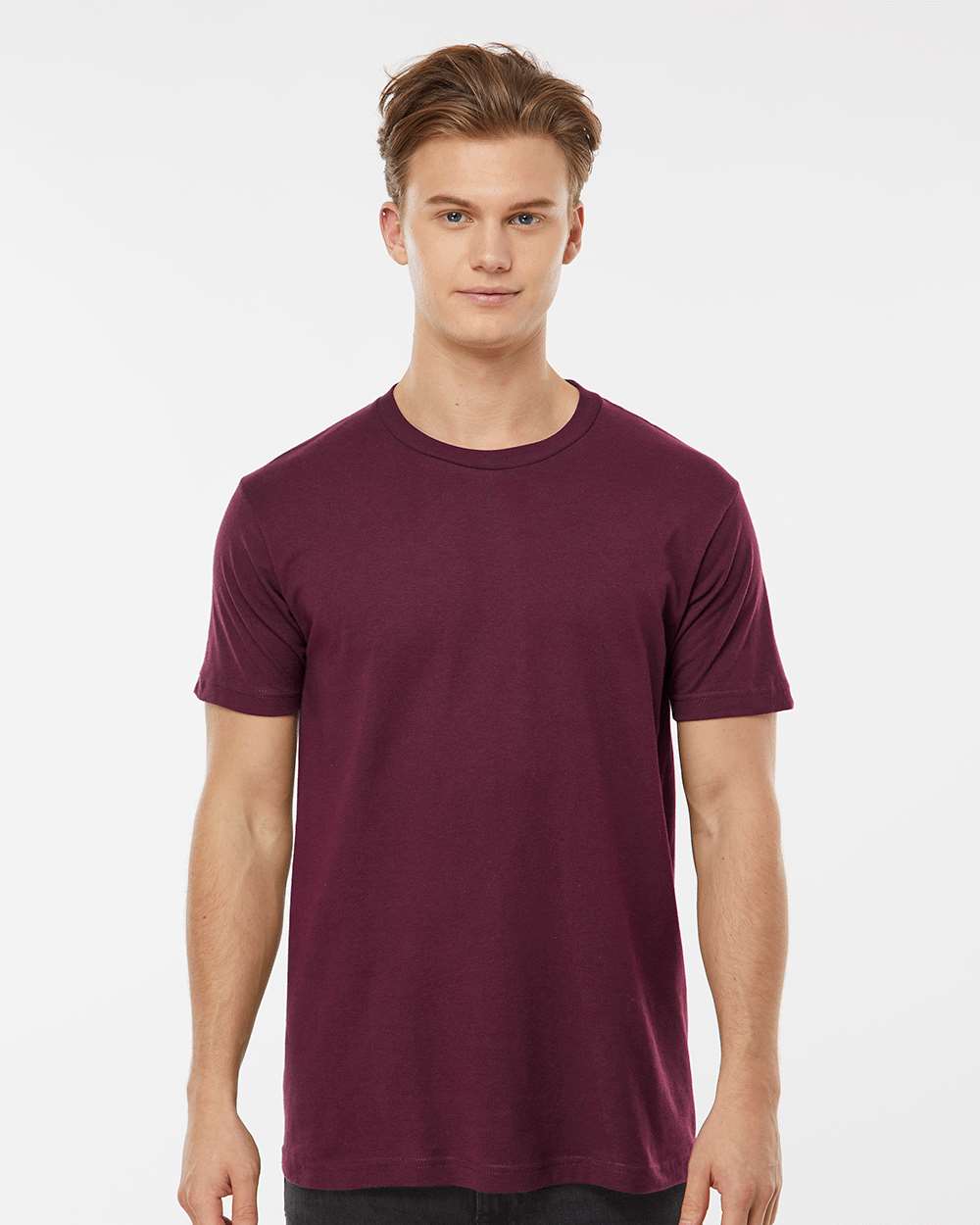 Unisex Fine Jersey T-Shirt - 202 - Burgundy