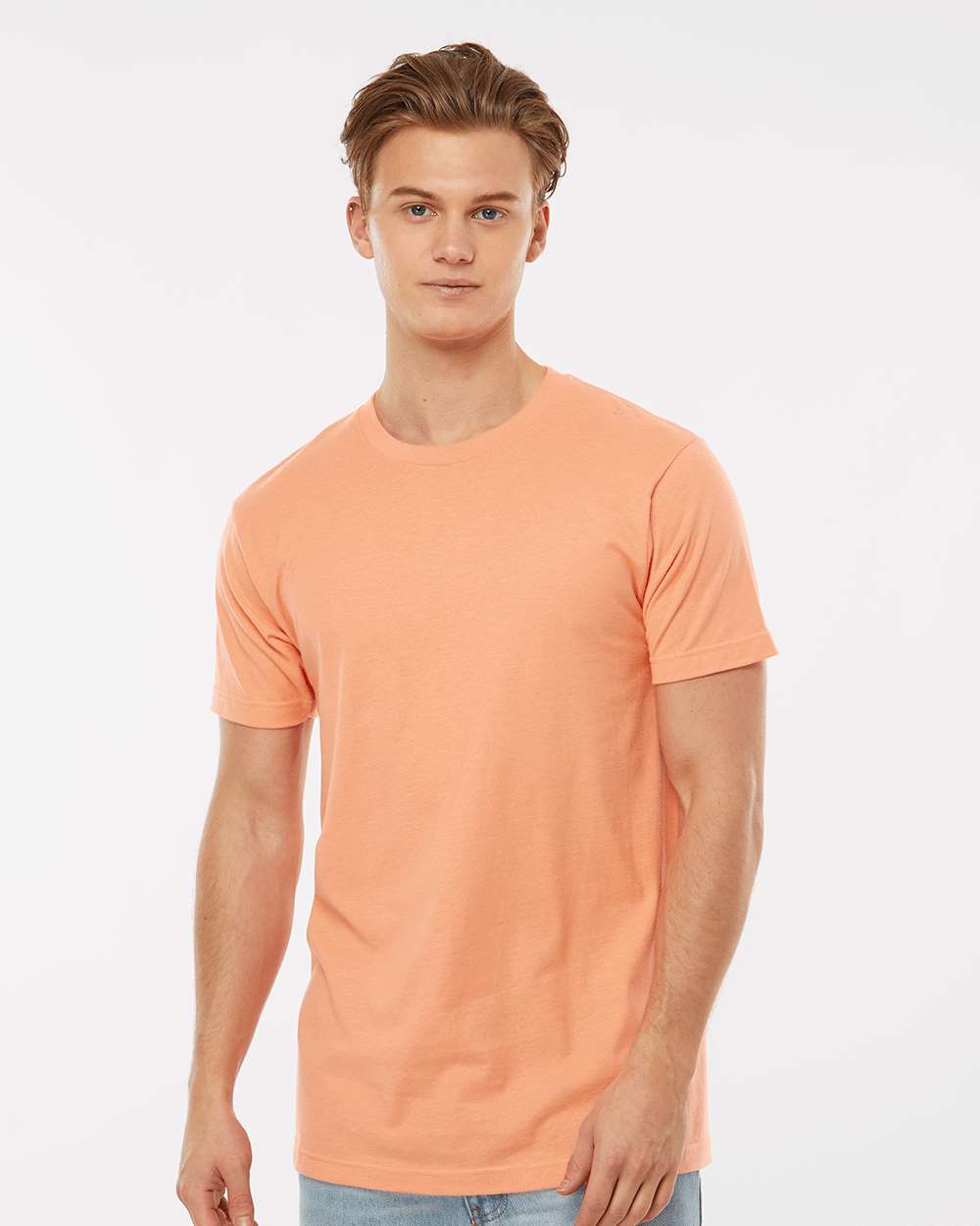 Unisex Fine Jersey T-Shirt - 202 - Cantaloupe