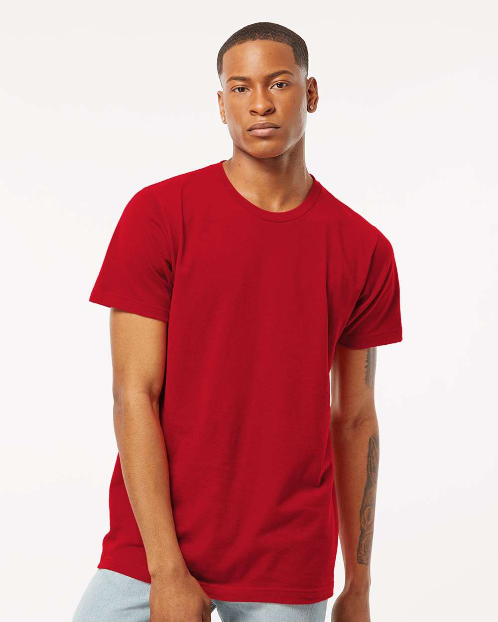 Unisex Fine Jersey T-Shirt - 202 - Cardinal