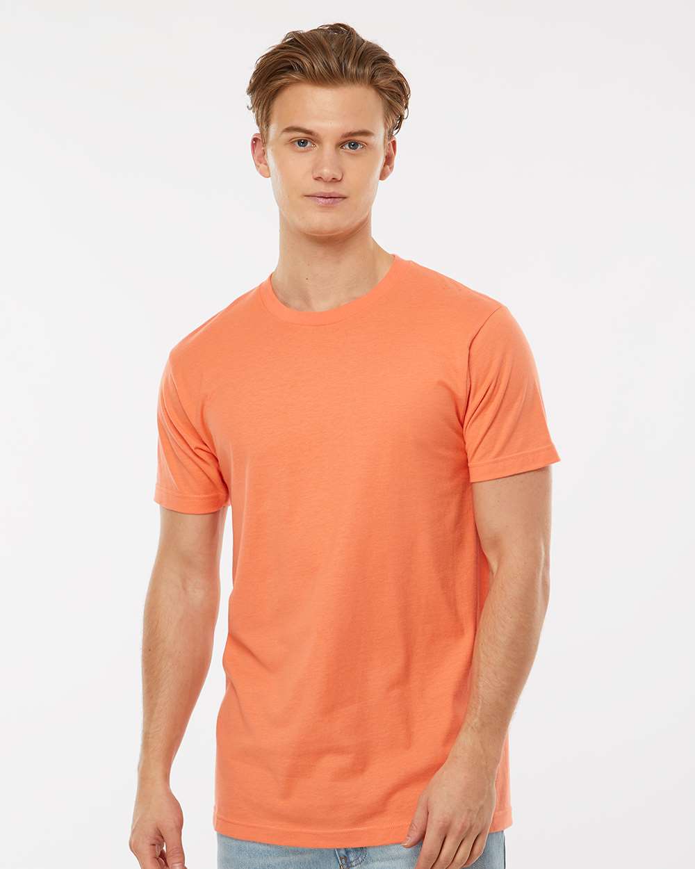Unisex Fine Jersey T-Shirt - 202 - Coral