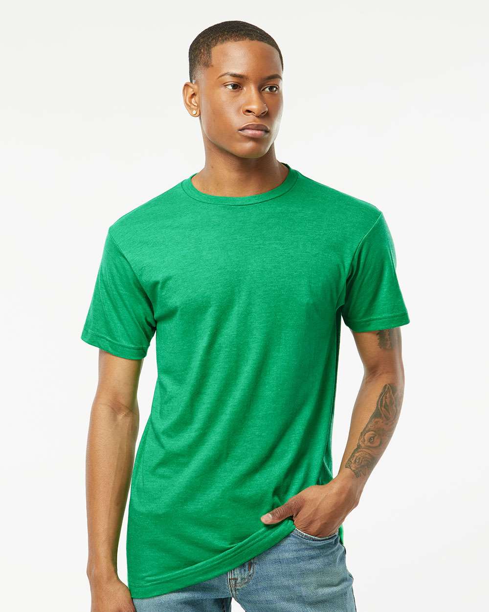 Unisex Fine Jersey T-Shirt - 202 - Heather Kelly