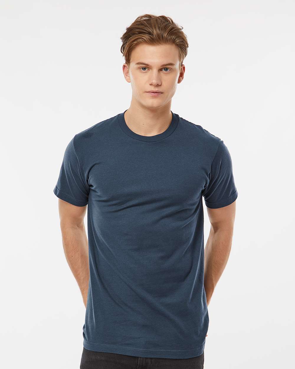 Unisex Fine Jersey T-Shirt - 202 - Indigo