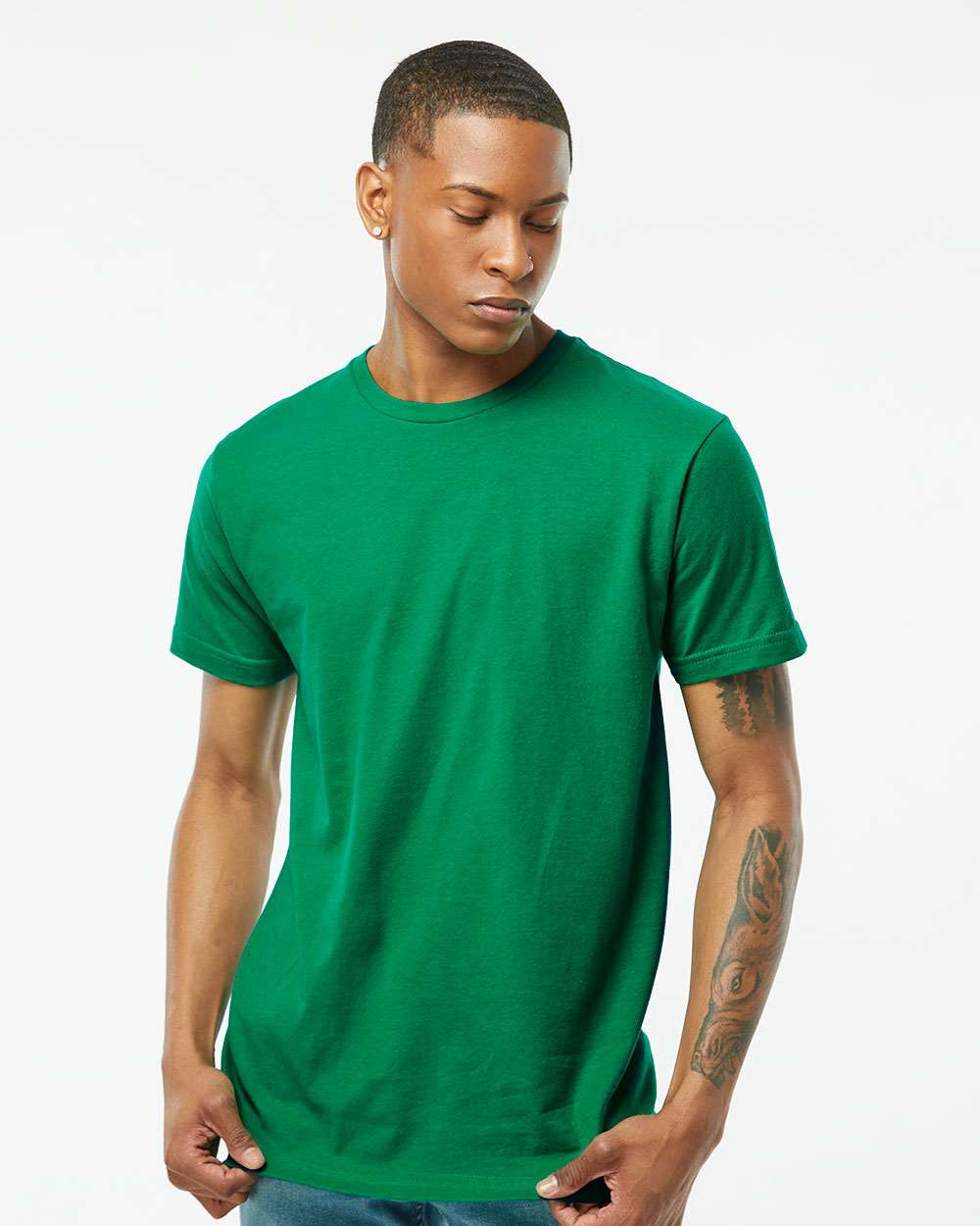 Unisex Fine Jersey T-Shirt - 202 - Kelly Green