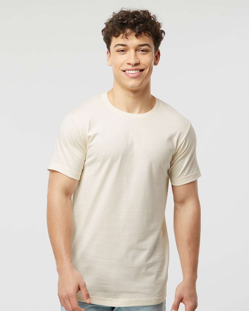 Unisex Fine Jersey T-Shirt - 202 - Natural