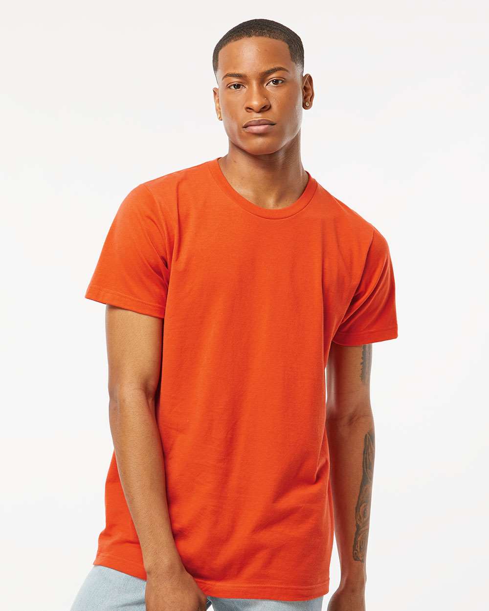 Unisex Fine Jersey T-Shirt - 202 - Orange