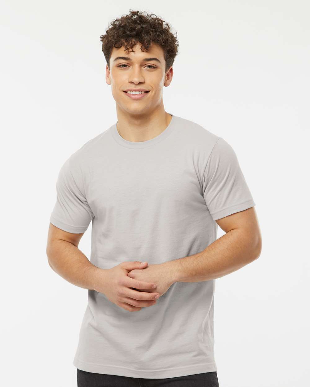 Unisex Fine Jersey T-Shirt - 202 - Silver