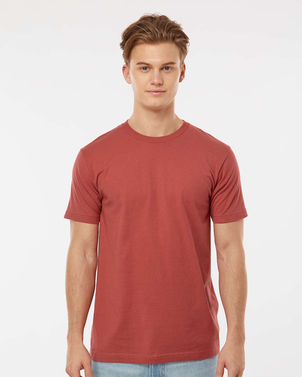 Unisex Fine Jersey T-Shirt - 202 - Terracotta