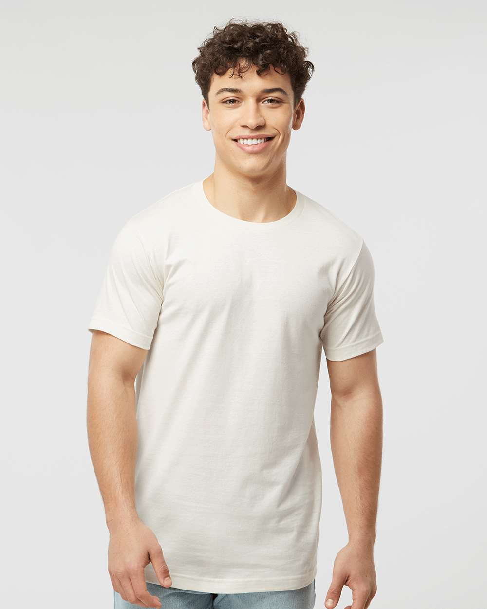 Unisex Fine Jersey T-Shirt - 202 - Vintage White