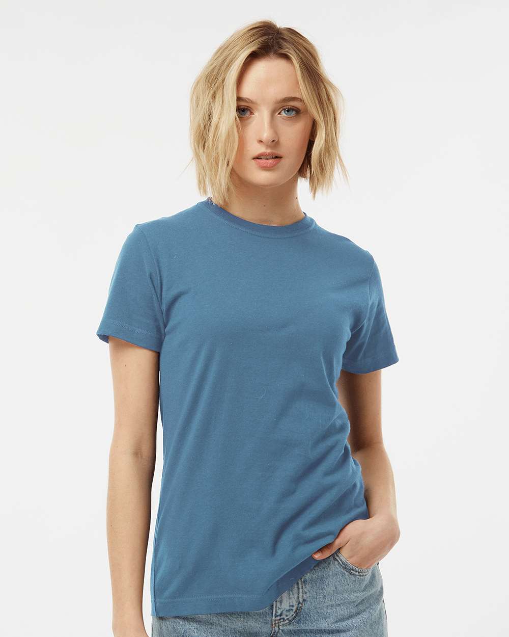 Tultex 216 Women's Fine Jersey Classic Fit T-Shirt - Slate