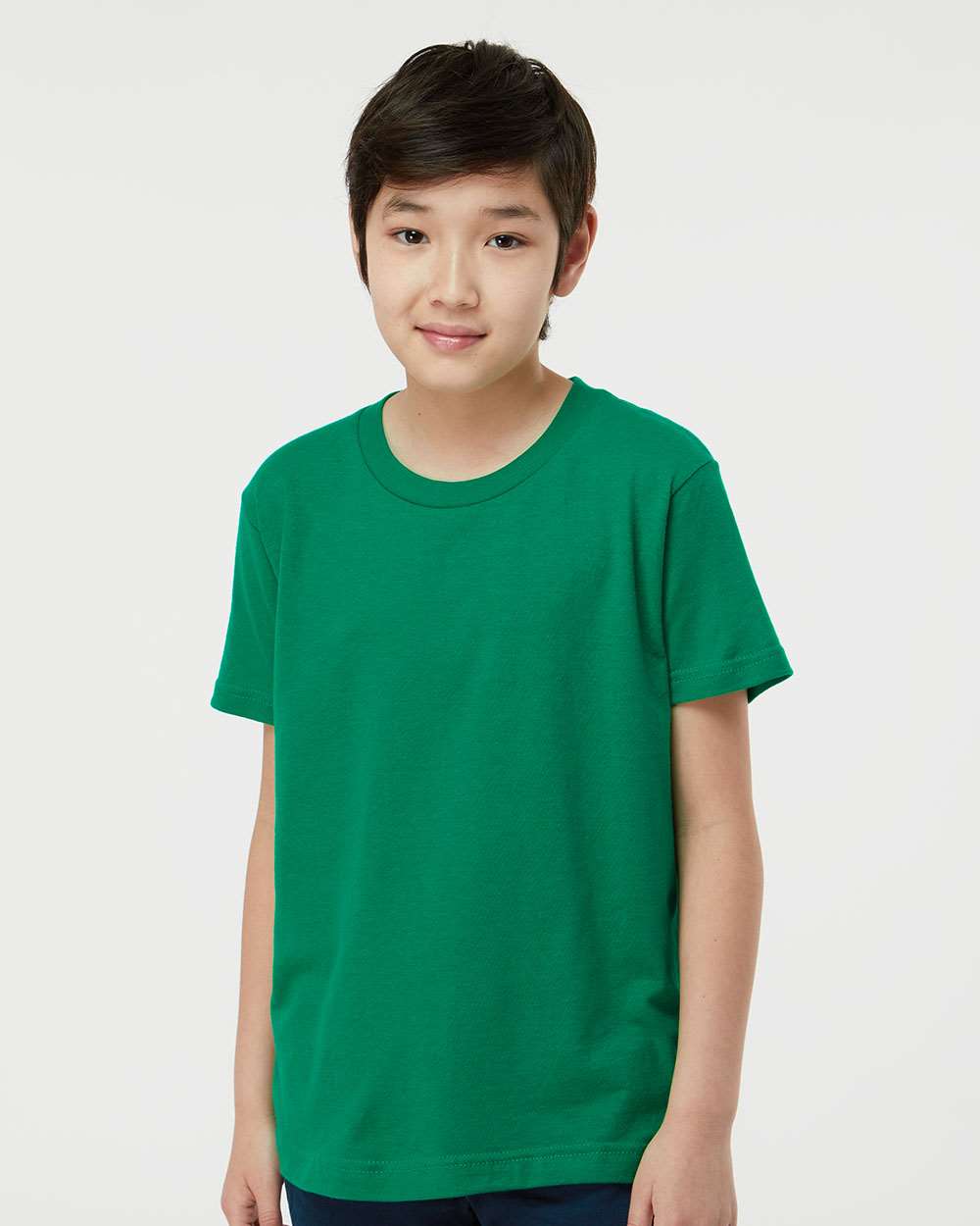 Tultex 235 Youth Fine Jersey T-Shirt - Kelly Green