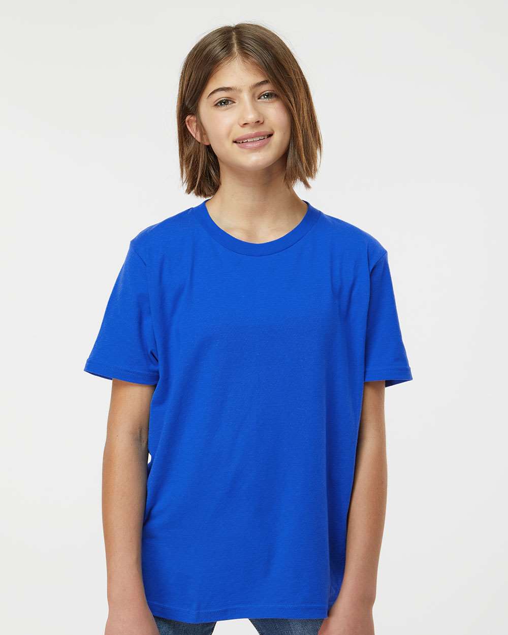 Tultex 235 Youth Fine Jersey T-Shirt - Royal
