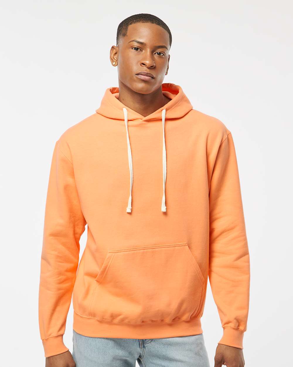 Tultex 320 Unisex Fleece Hooded Sweatshirt - Cantaloupe