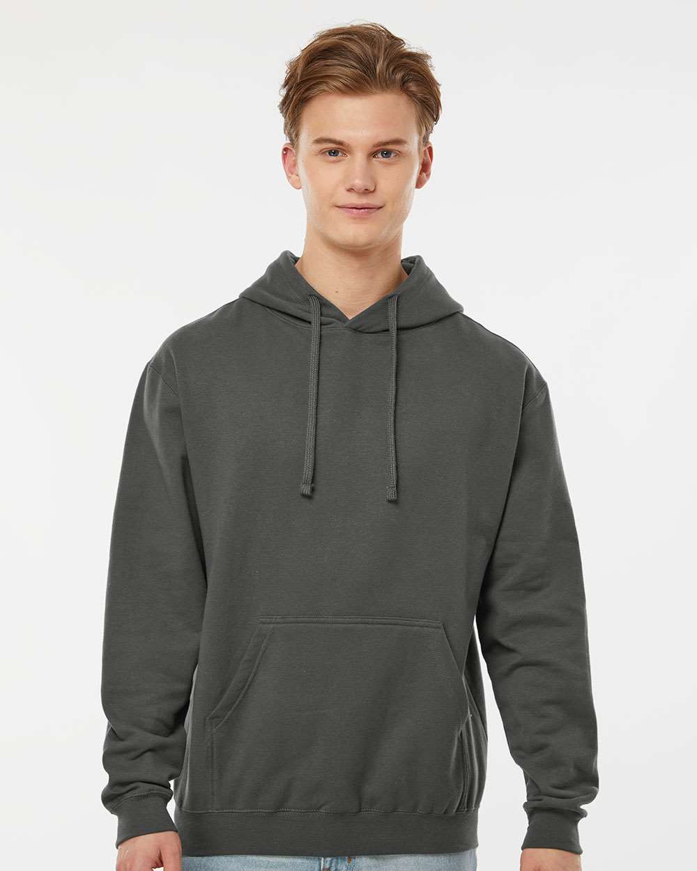 Tultex 320 Unisex Fleece Hooded Sweatshirt - Charcoal
