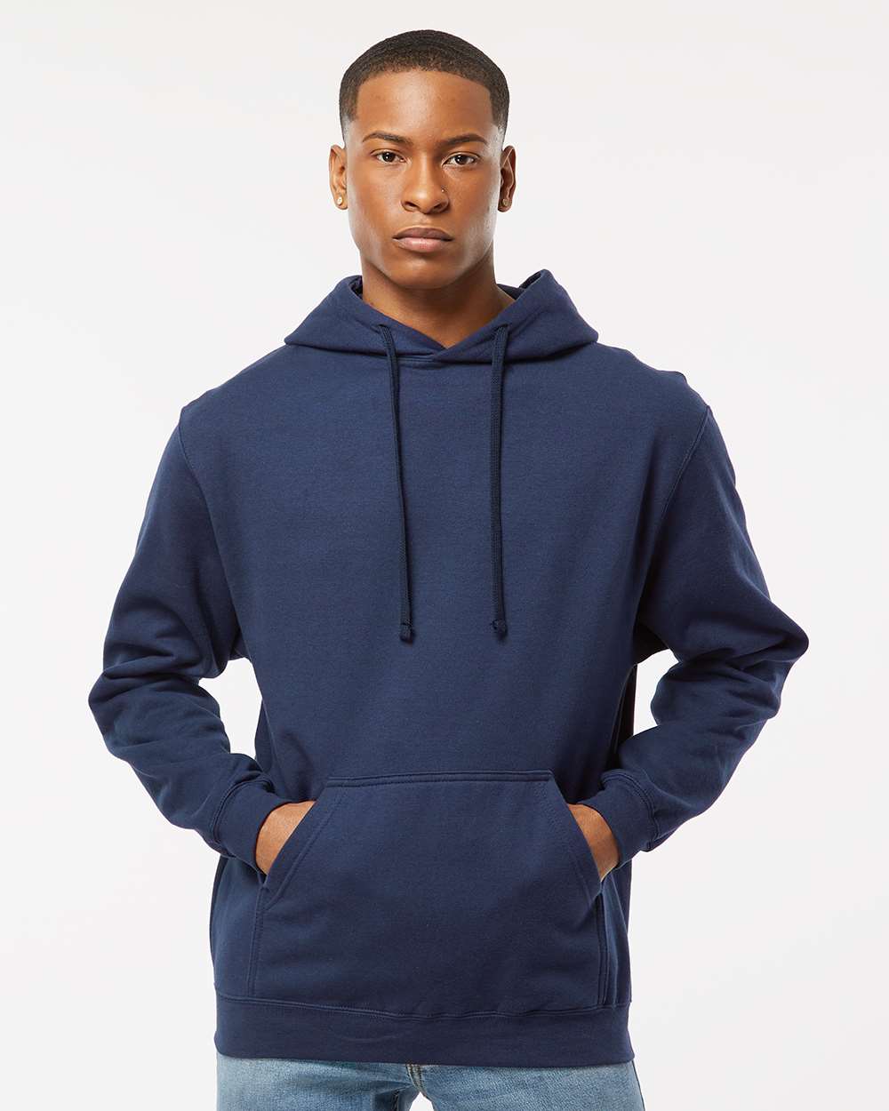 Tultex 320 Unisex Fleece Hooded Sweatshirt - Navy