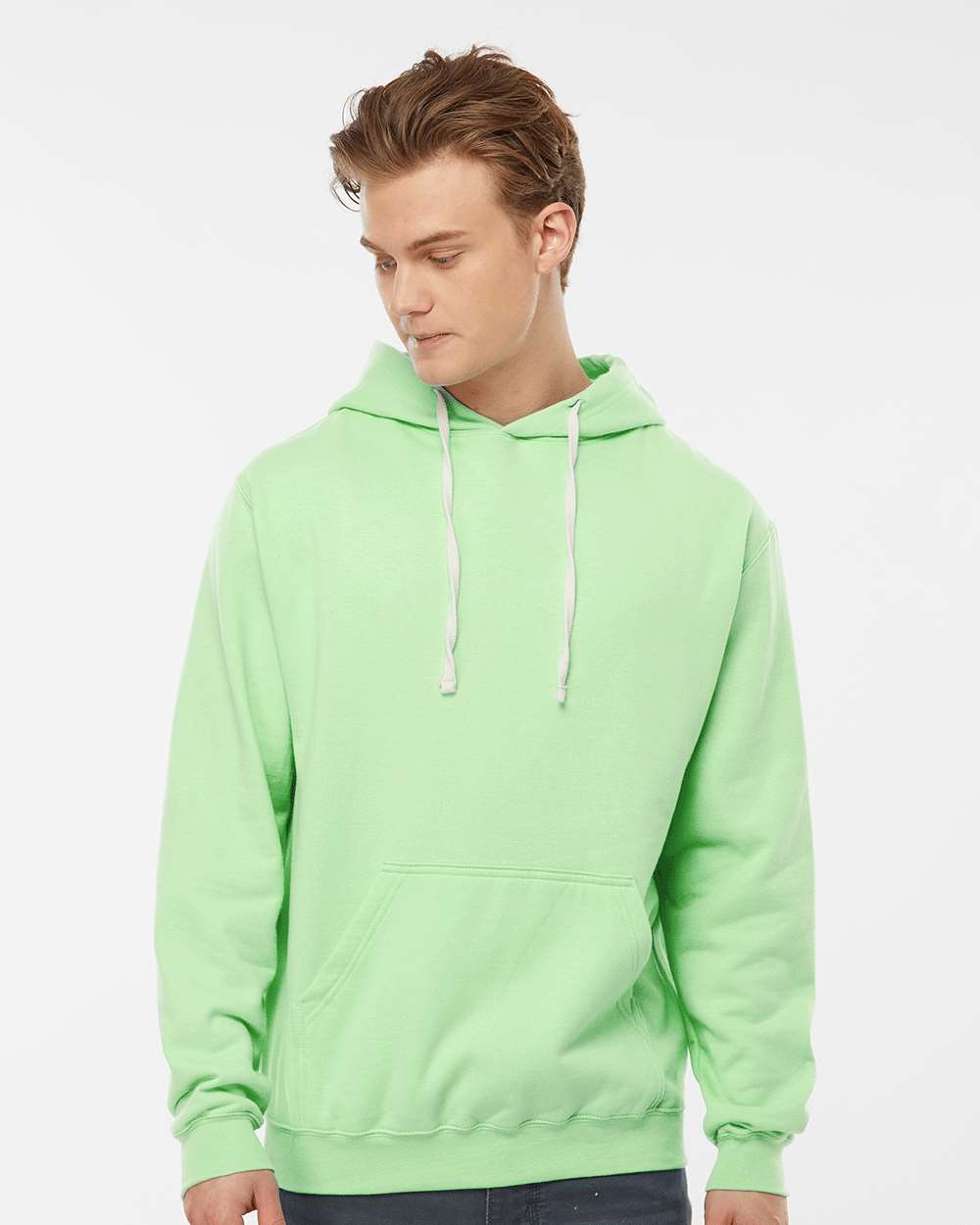 Tultex 320 Unisex Fleece Hooded Sweatshirt - Neo Mint