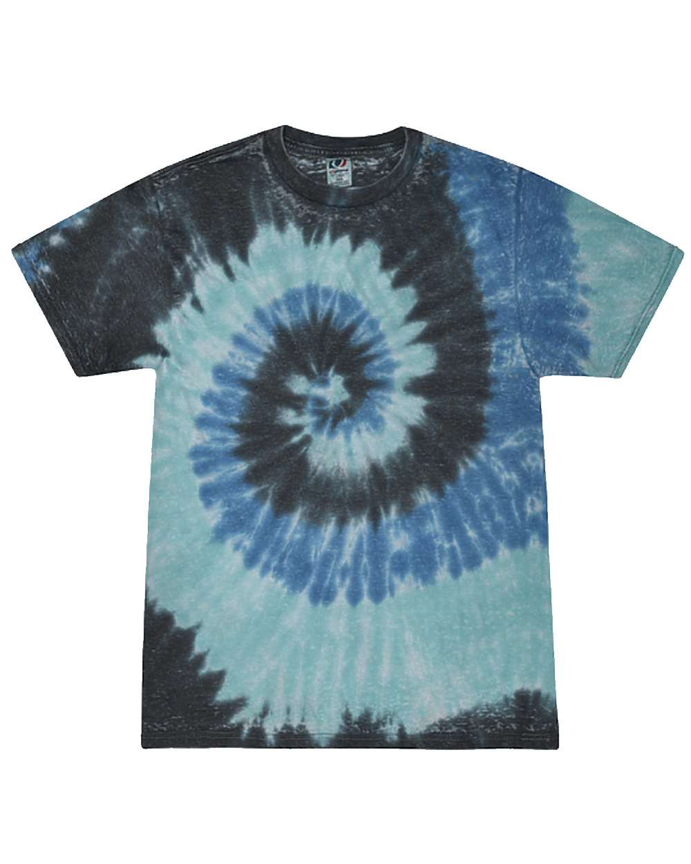 Unisex Festival Tie-Dyed Burnout T-Shirt - 1090 - Sea
