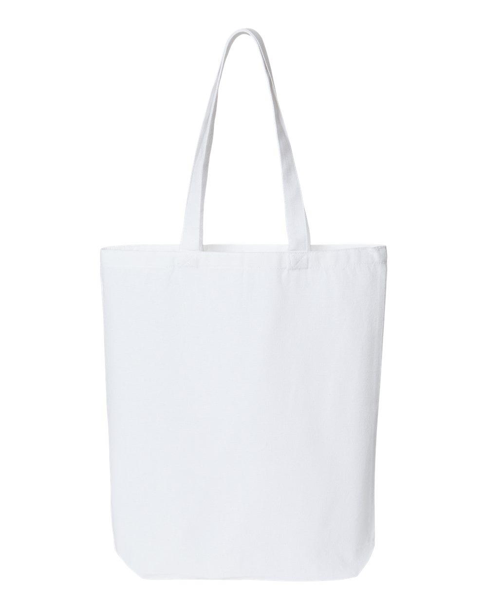OAD OAD106R Midweight Recycled Gusseted Tote - White
