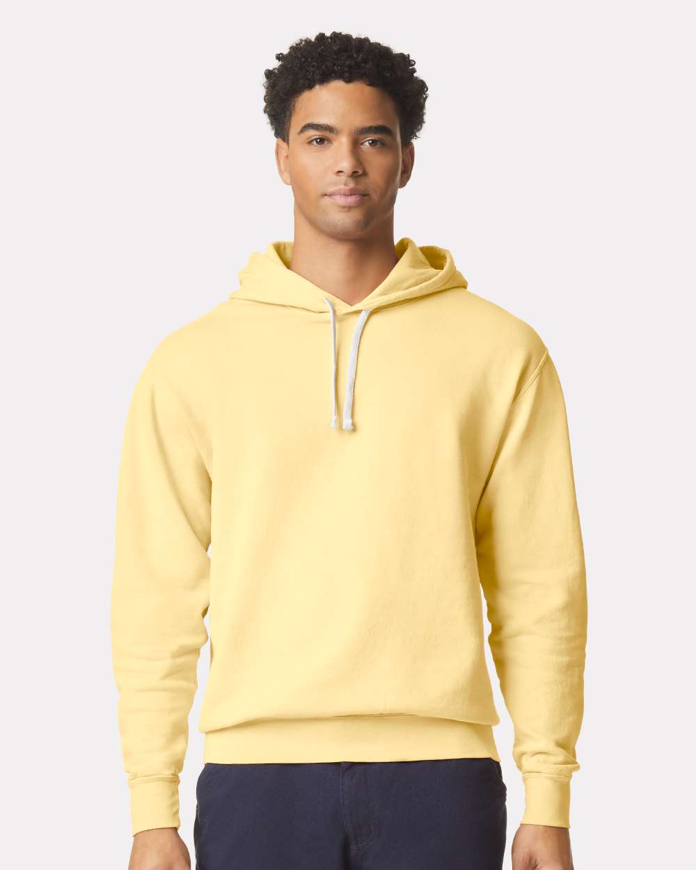 Comfort Colors 1467 Unisex Garment-Dyed Lightweight Hooded Sweatshirt - Butter