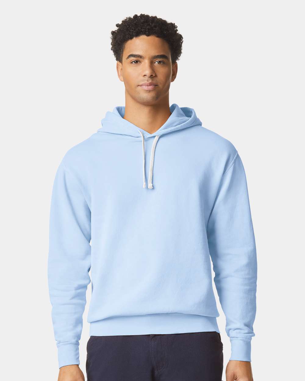 Comfort Colors 1467 Unisex Garment-Dyed Lightweight Hooded Sweatshirt - Hydrangea