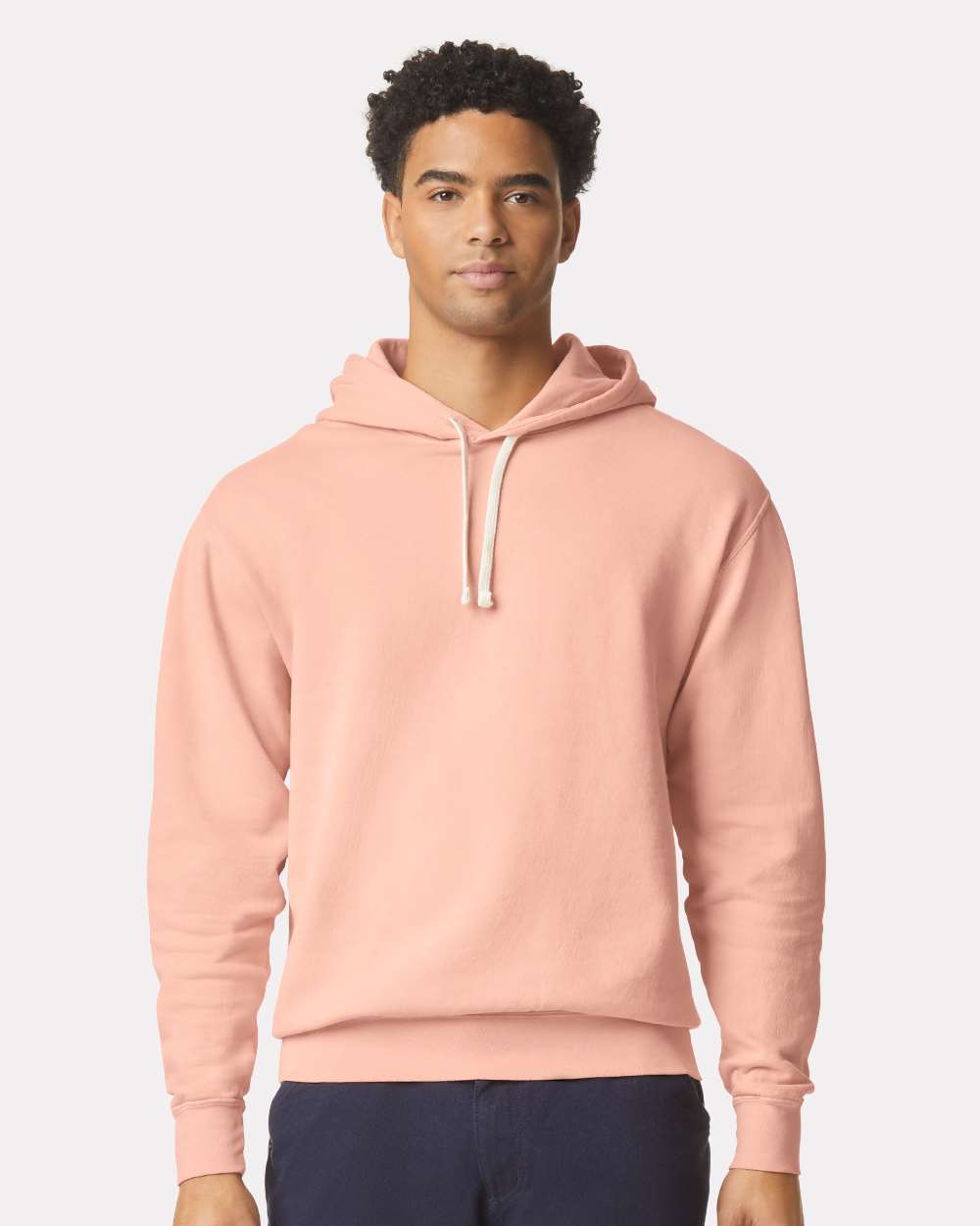 Comfort Colors 1467 Unisex Garment-Dyed Lightweight Hooded Sweatshirt - Peachy