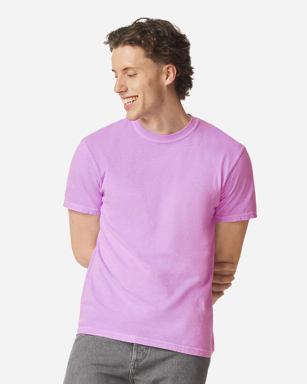 Comfort Colors 1717 Unisex Garment-Dyed Heavyweight T-Shirt - Neon Violet