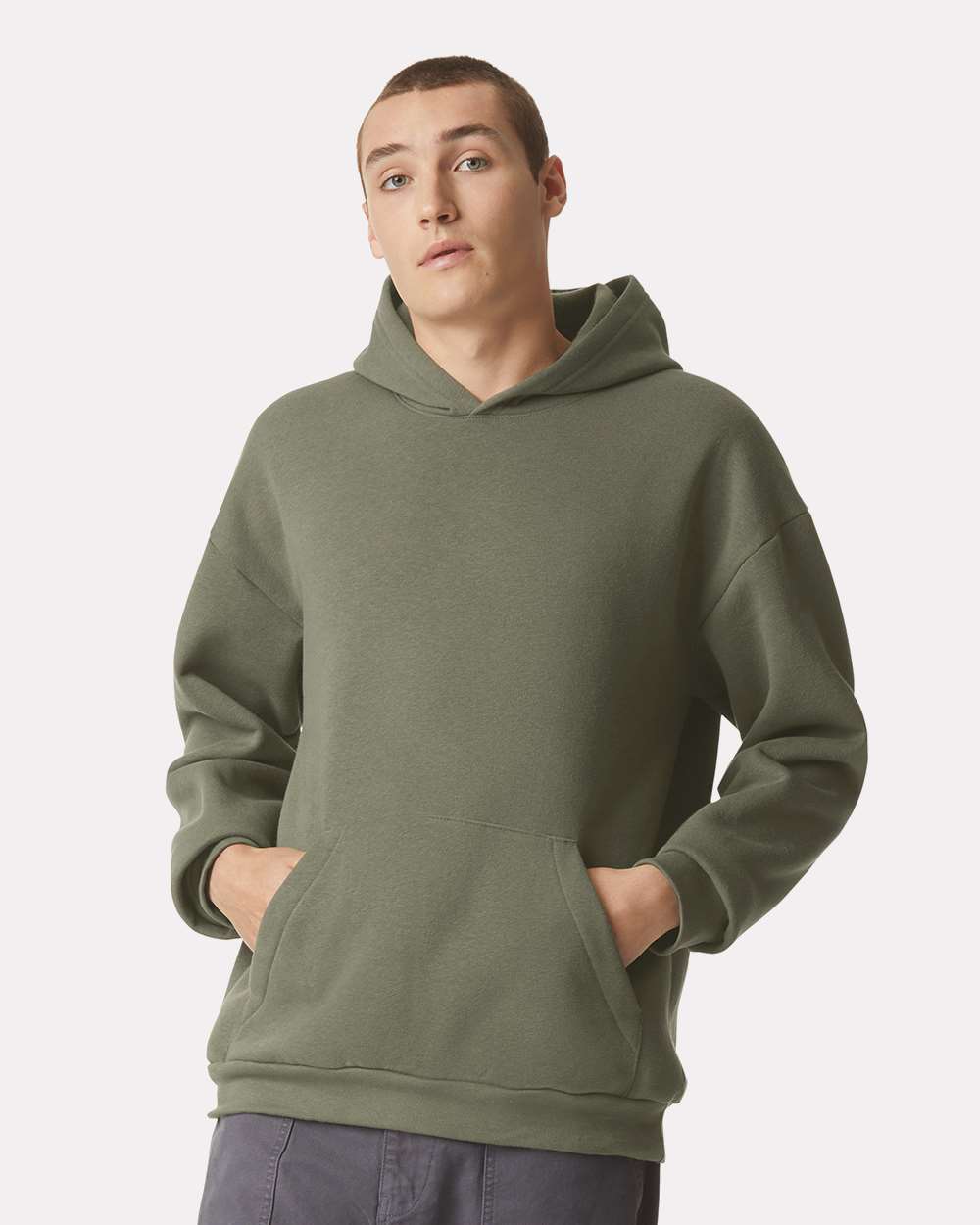 American Apparel RF498 Unisex ReFlex Fleece Hoodie Sweatshirt - Lieutenant