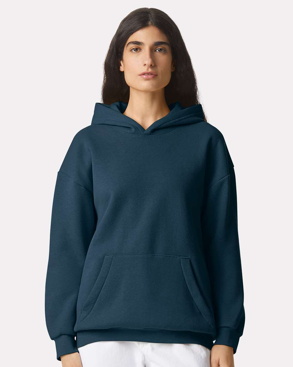 American Apparel RF498 Unisex ReFlex Fleece Hoodie Sweatshirt - Sea Blue