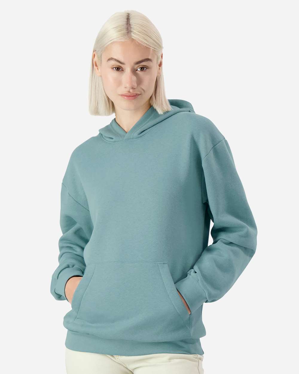American Apparel RF498 Unisex ReFlex Fleece Hoodie Sweatshirt - Arctic