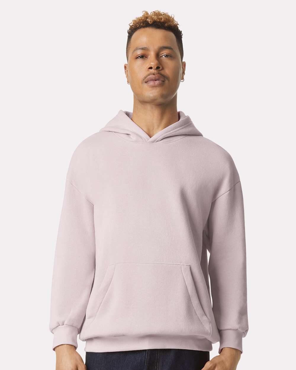 American Apparel RF498 Unisex ReFlex Fleece Hoodie Sweatshirt - Blush