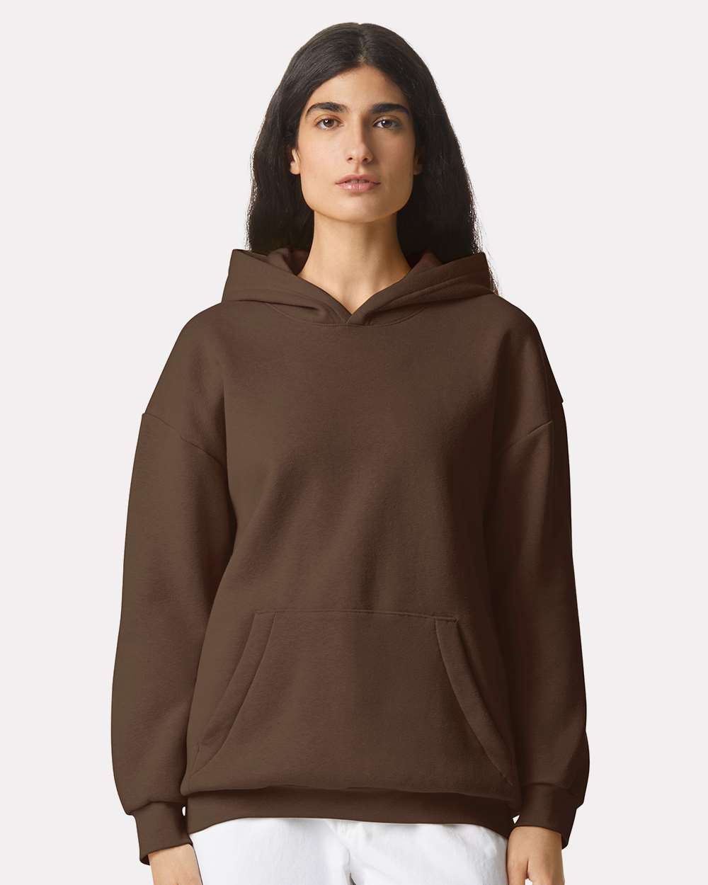 American Apparel RF498 Unisex ReFlex Fleece Hoodie Sweatshirt - Brown
