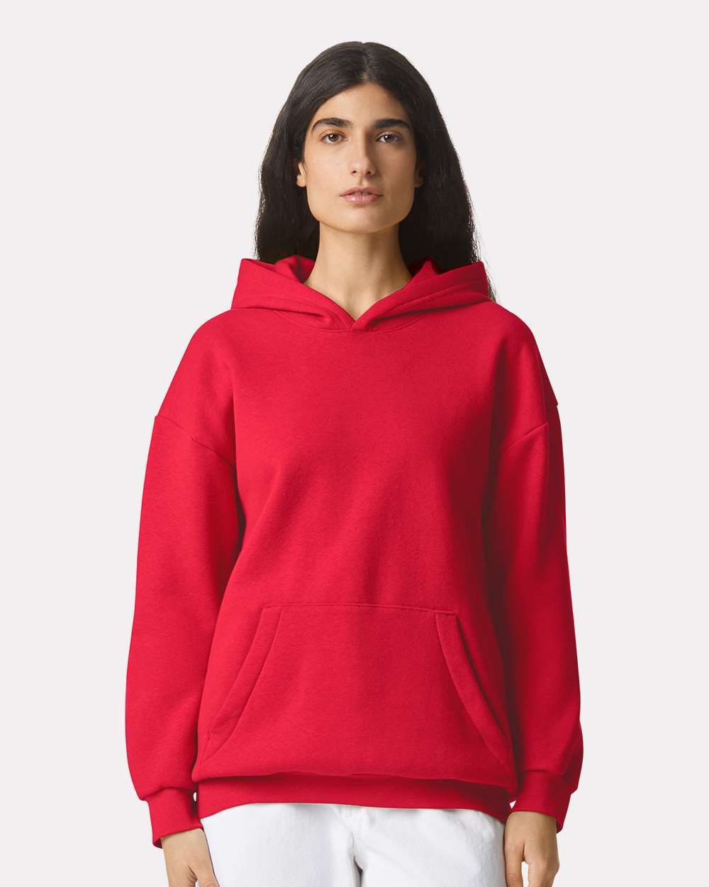 American Apparel RF498 Unisex ReFlex Fleece Hoodie Sweatshirt - Cardinal