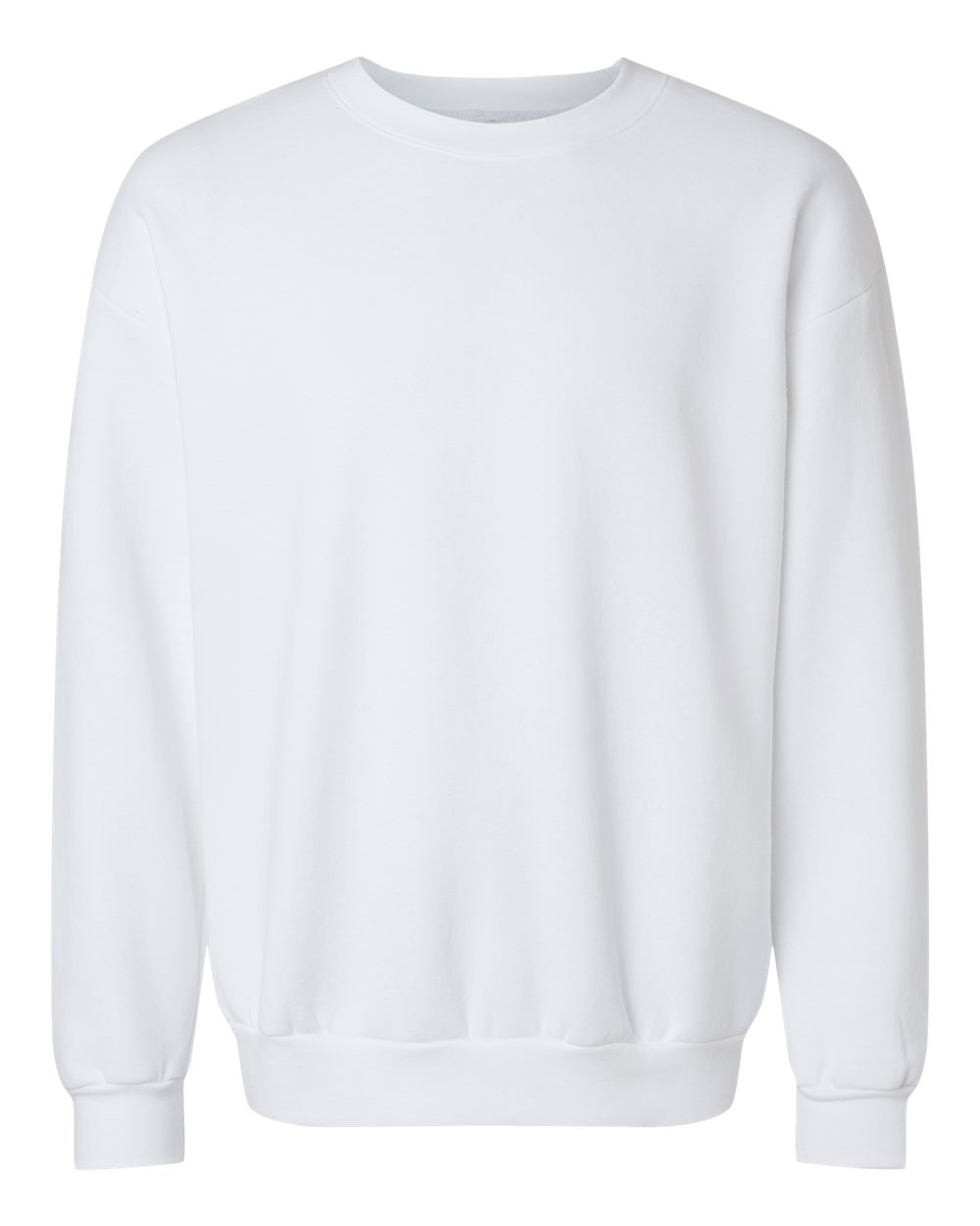 American Apparel RF496 Unisex ReFlex Fleece Crewneck Sweatshirt - White