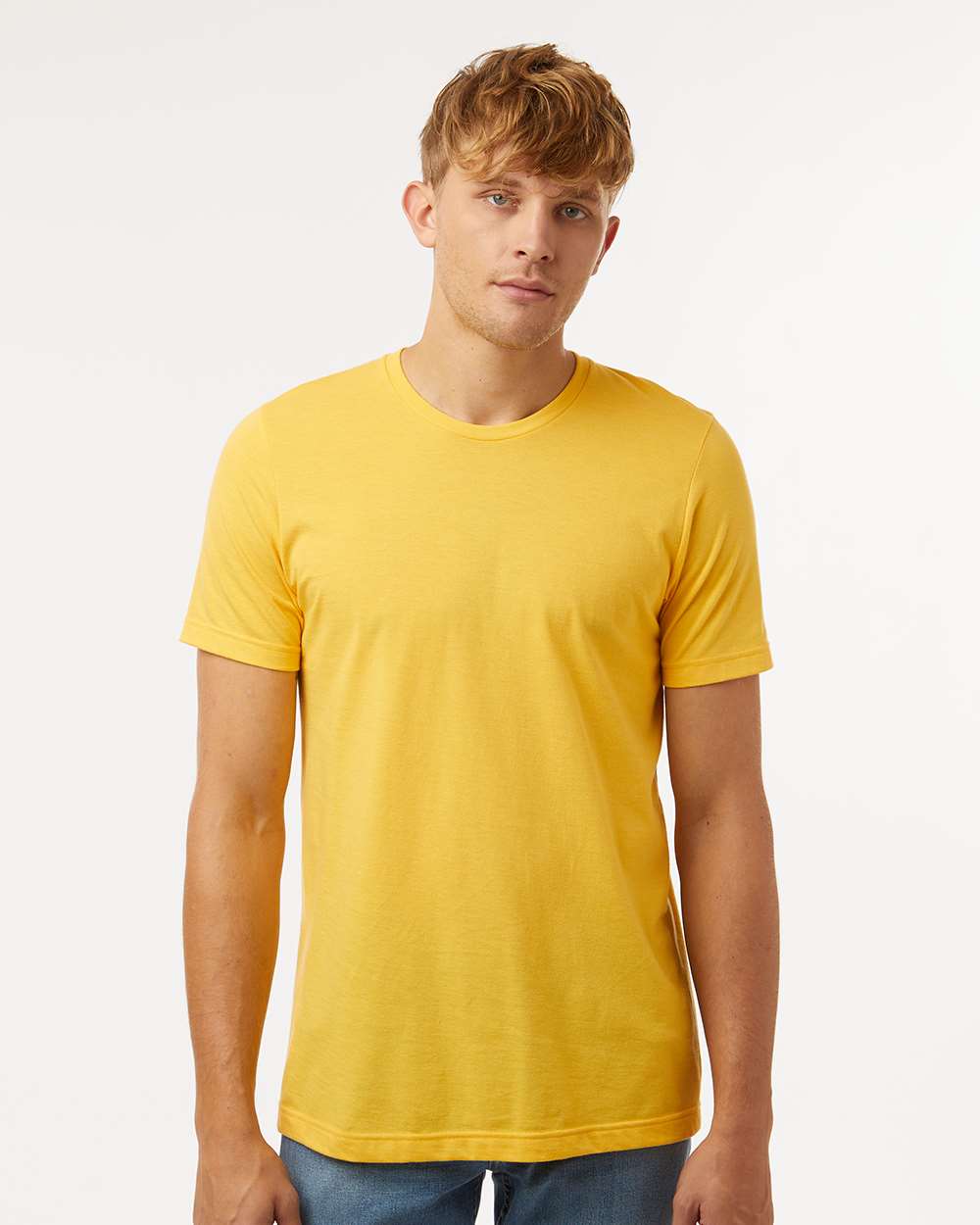 Tultex 602CVC Unisex Combed CVC T-Shirt - Heather Gold