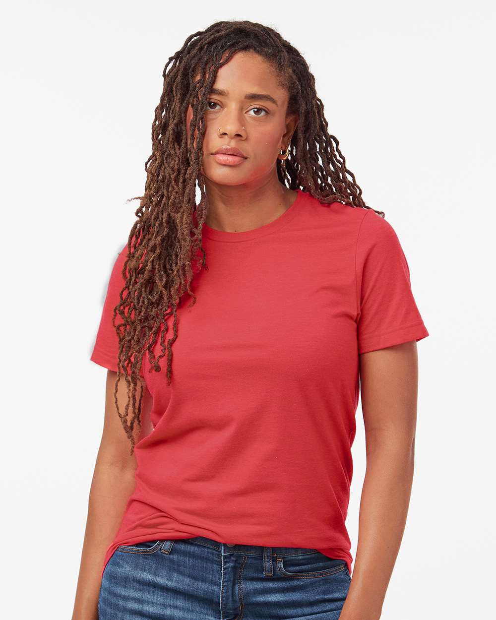 Tultex 602CVC Unisex Combed CVC T-Shirt - Heather Red