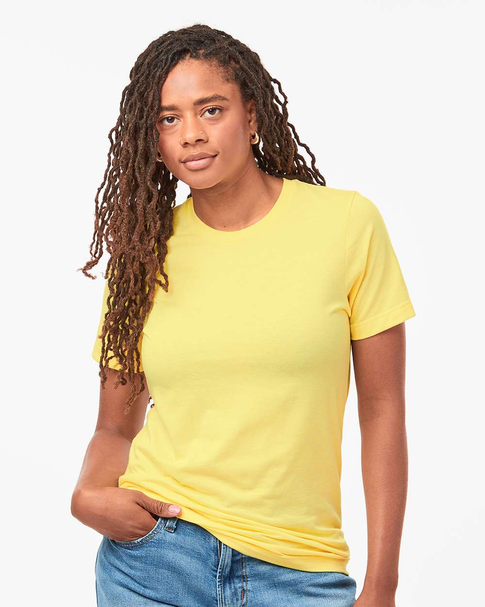 Tultex 602CVC Unisex Combed CVC T-Shirt - Heather Yellow