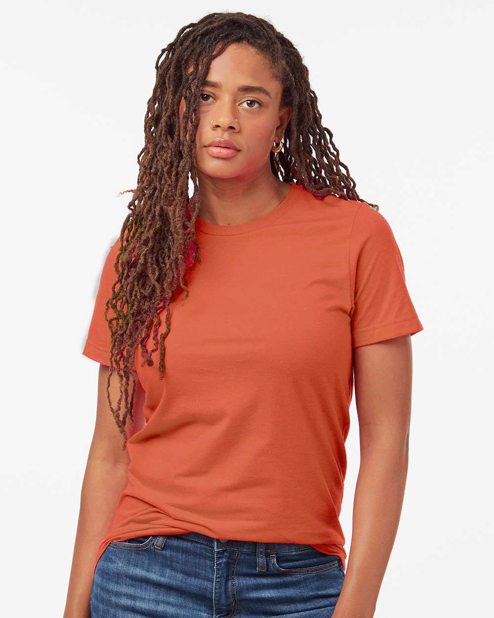Tultex 602CVC Unisex Combed CVC T-Shirt - Heather Orange