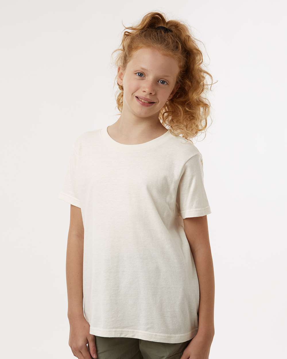 Tultex 235 Youth Fine Jersey T-Shirt - Vintage White