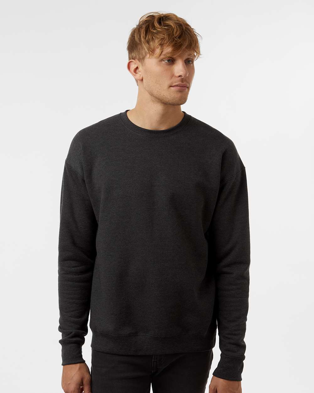 Tultex 340 Unisex Fleece Crewneck Sweatshirt - Heather Graphite