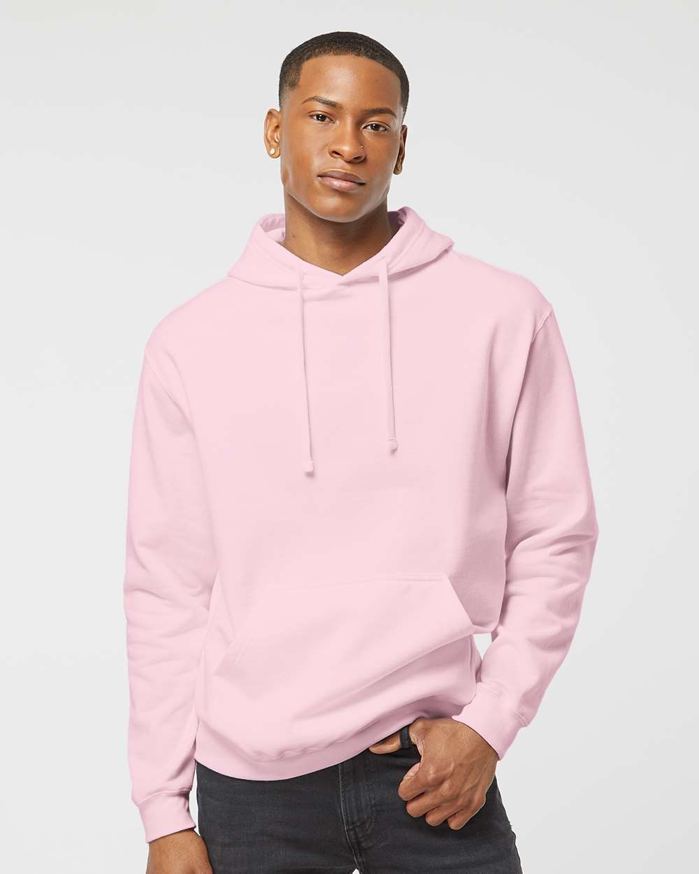 Tultex 320 Unisex Fleece Hooded Sweatshirt - Light Pink