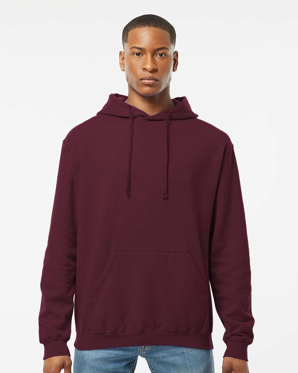 Tultex 320 Unisex Fleece Hooded Sweatshirt - Maroon
