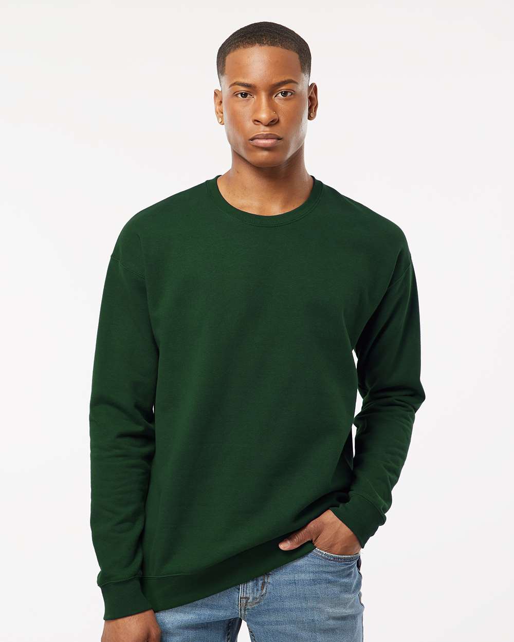 Tultex 340 Unisex Fleece Crewneck Sweatshirt - Forest