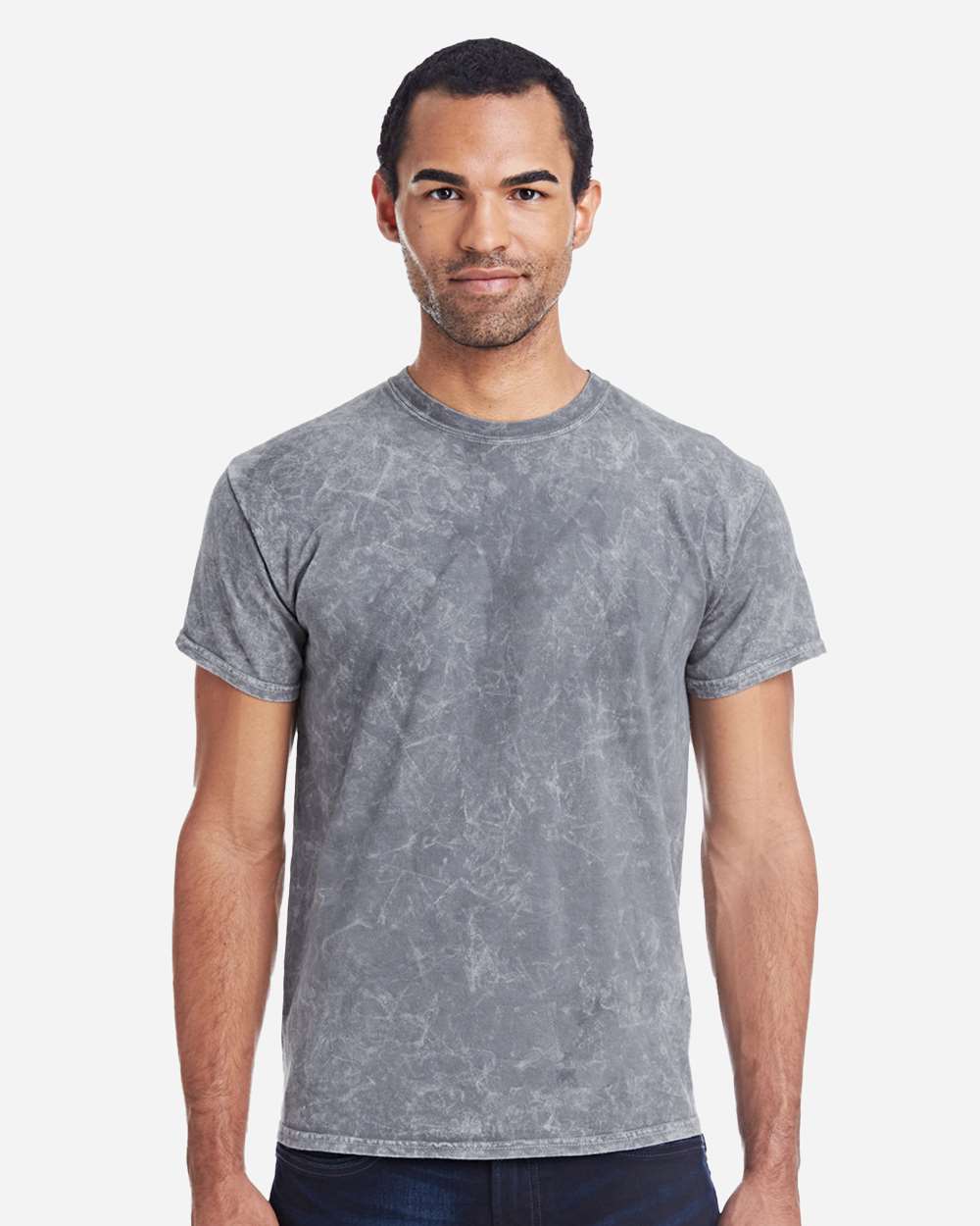 Unisex Mineral Wash T-Shirt - 1300 - Mineral Grey