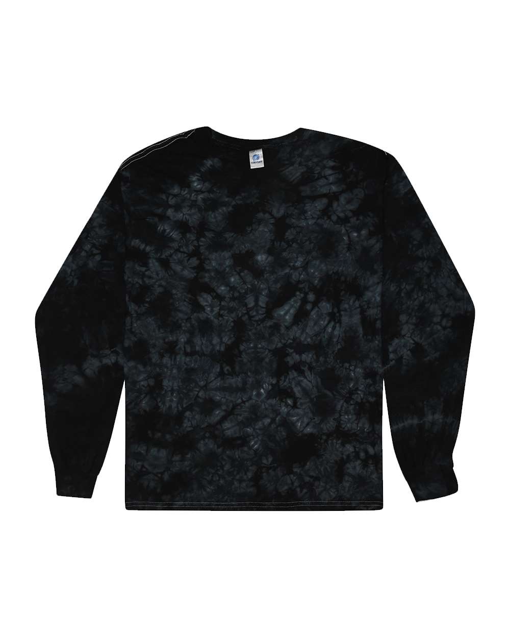 Colortone 2390 Unisex Crystal Wash Long Sleeve T-Shirt - Crystal Black