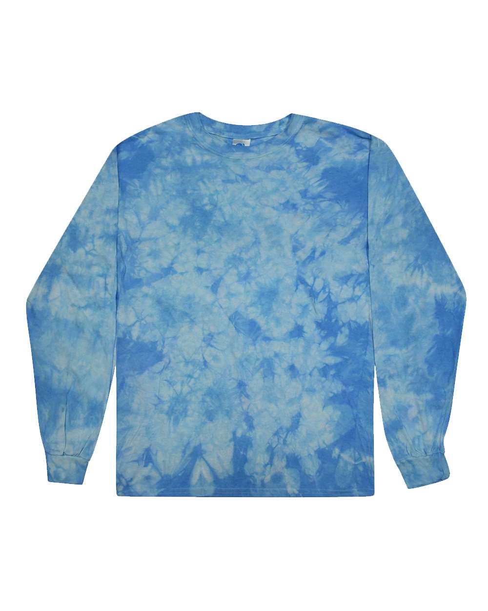 Colortone 2390 Unisex Crystal Wash Long Sleeve T-Shirt - Crystal Carolina Blue