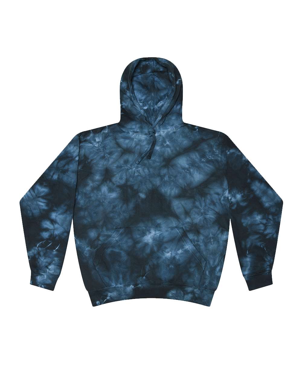 Colortone 8790 Unisex Crystal Wash Hooded Sweatshirt - Crystal Navy