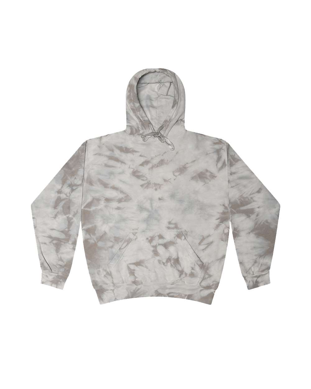 Colortone 8790 Unisex Crystal Wash Hooded Sweatshirt - Crystal Silver