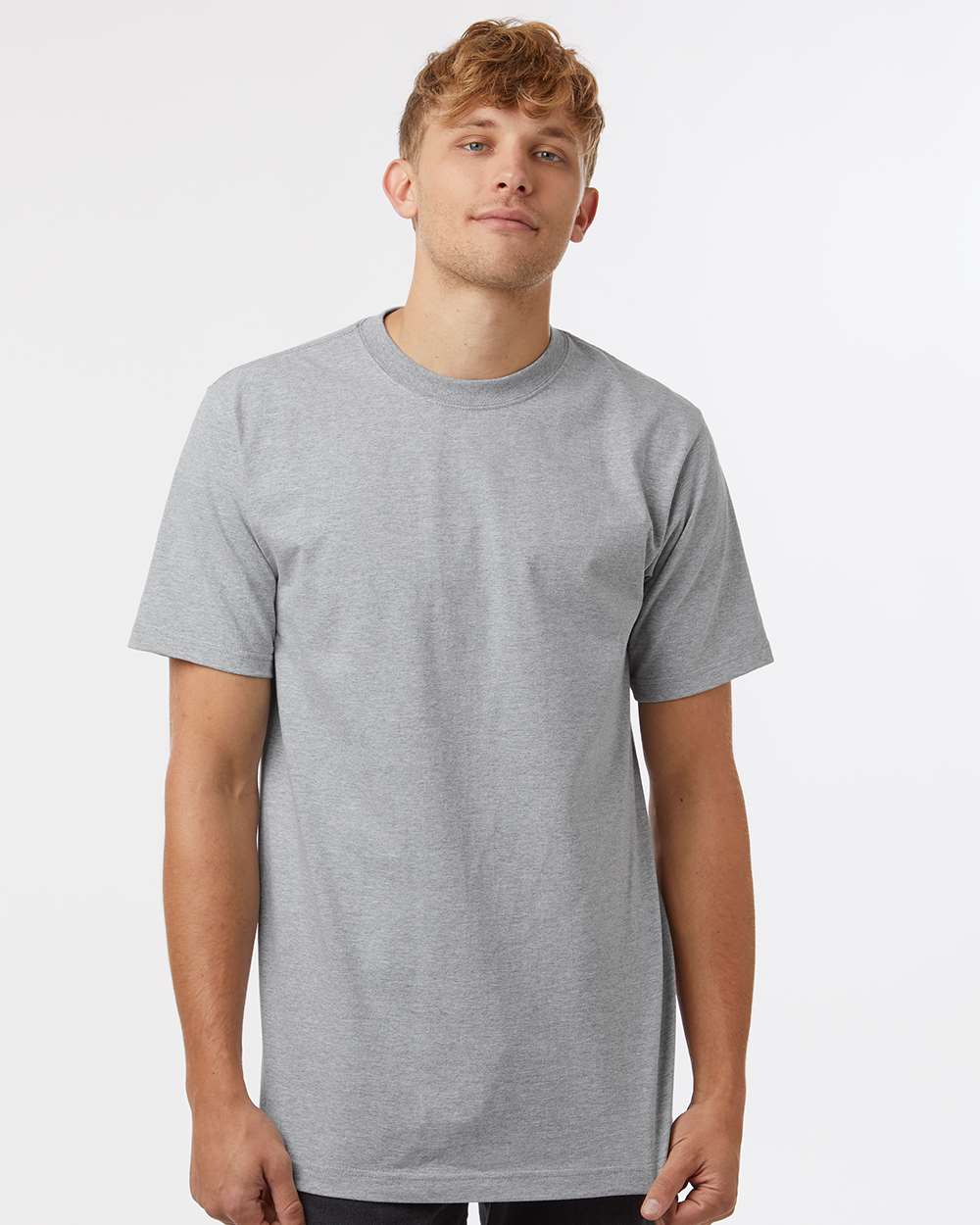Tultex 299 Unisex Heavyweight Street T-Shirt - Heather Grey