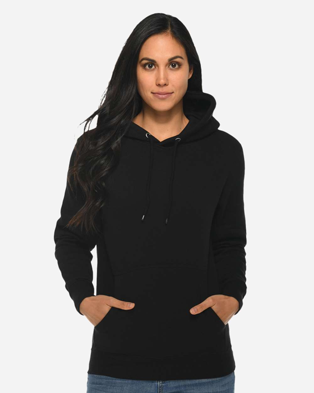 Lane Seven LS14001 Unisex Premium Hoodie Sweatshirt - Black